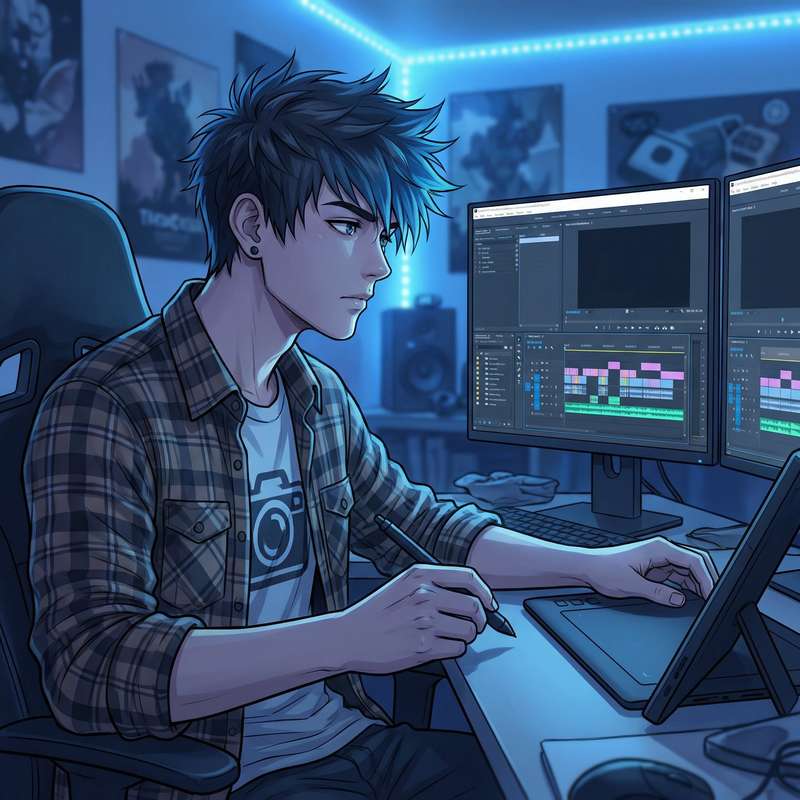 在线看片视频剪辑师陈浩然